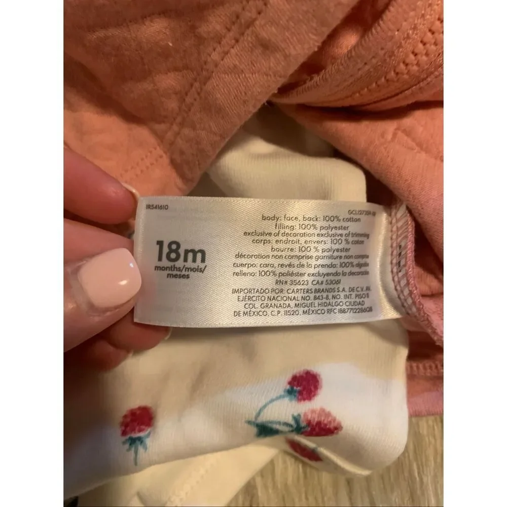 NWT Carter’s Baby Quilted Little Vest Set 18M